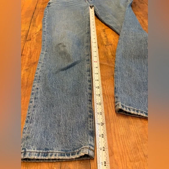 Madewell Men's Straight Blue Jeans - Picture 5 of 5